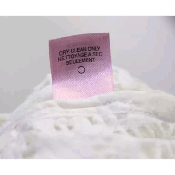 Calypso Saint Barth Women's 3/4 Sleeve Cover Up Mini Dress White Size S - Picture 6 of 6